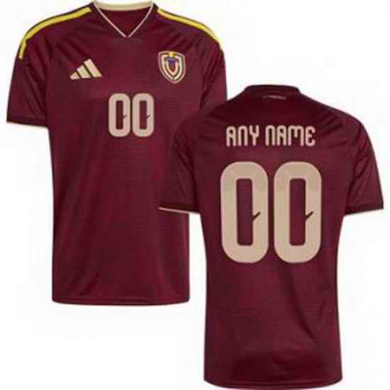 Men 00 Venezuela Custom Away Replica Jersey   1